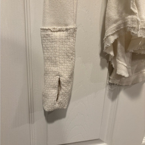 Free People We The Free Colby Thermal In Ivory - Picture 4 of 5